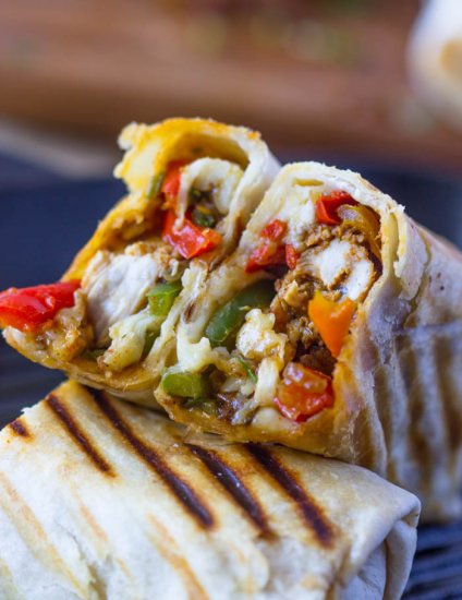 Chiken fajita Wrap