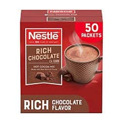 Nestle Cocoa Hot Rich Packet 50 CT X .71 OZ