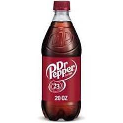 Dr Pepper Bottle 20 OZ X 24 CT