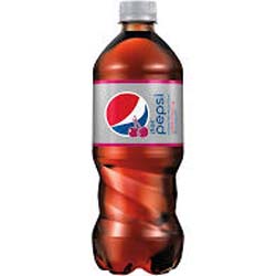 Diet Wild Cherry Pepsi Bottle 24 CT X 20 OZ
